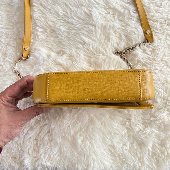 Tory Burch Yellow Mustard color crossbody - Picture 8 of 11